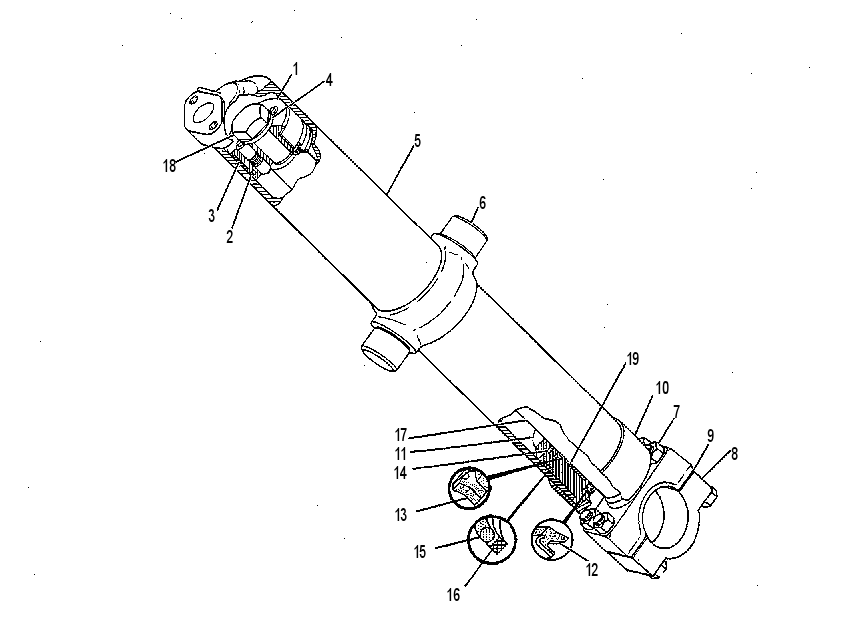 Цилиндр 1U4852 CAT