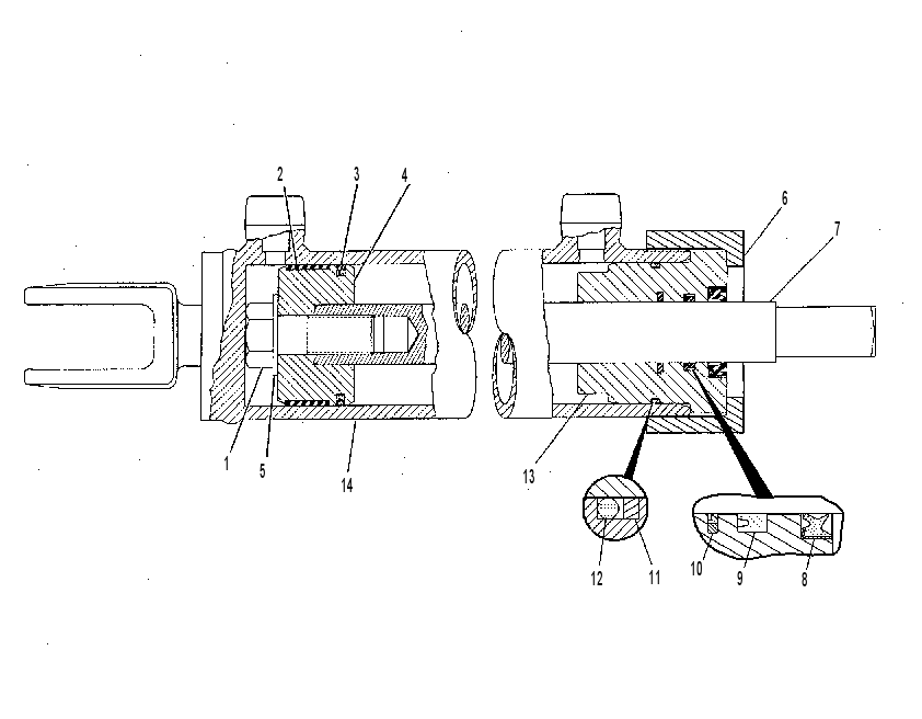 CYLINDER GP-RIPPER PIN PULLER 9T2066 CAT