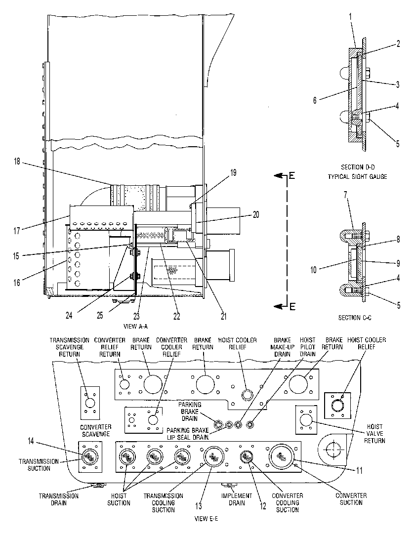 TANK GP-HYDRAULIC & TMSN 9T8921 CAT