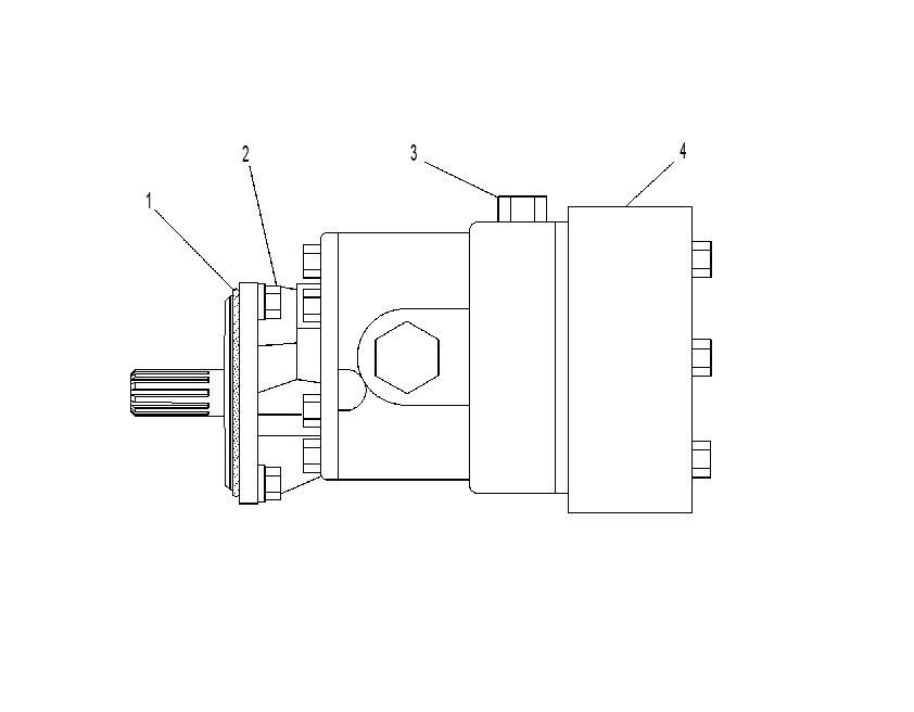 PUMP & MOUNTING GP-STEERING 4V8901 CAT