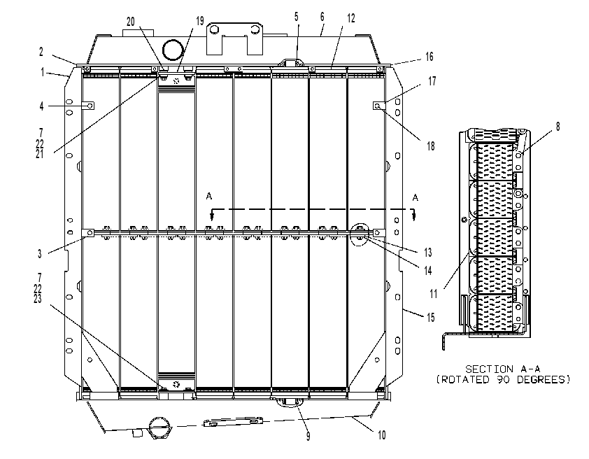CONVERSION GP-RADIATOR 7E5723 CAT