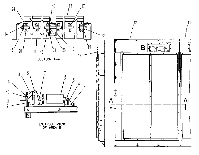 SHUTTER GP-RADIATOR 8X5643 CAT