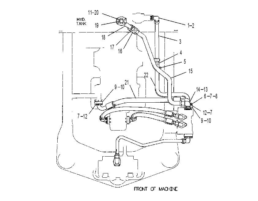 LINES GP-SUPPLEMENTAL STEERING 7V3620 CAT