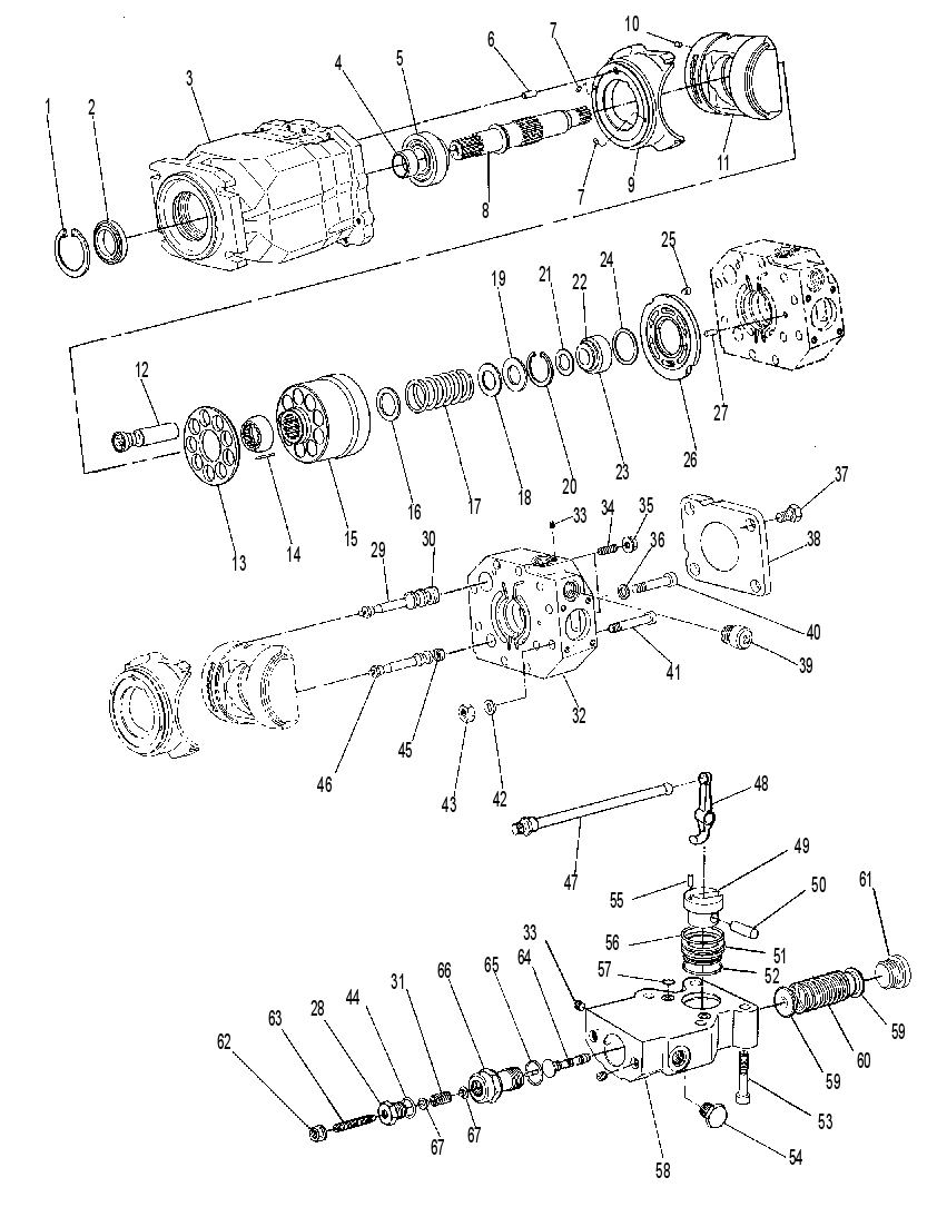 Насос поршневой 9T2306 CAT