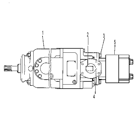 PUMP GP-PISTON & GEAR 6E4325 CAT
