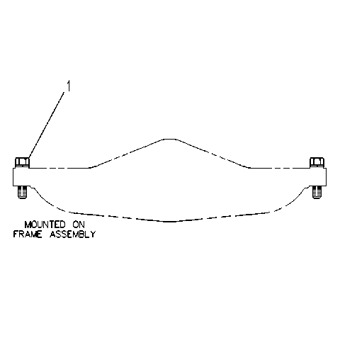 BOLT GP-ENGINE MOUNTING 1P8455 CAT