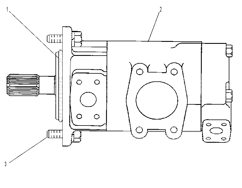 Насос гидравлический 8K9551 CAT