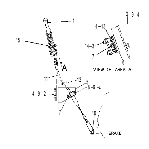 CONTROL GP-SWING BRAKE 3V1448 CAT