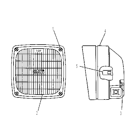 Фара прожекторная 9X9069 CAT