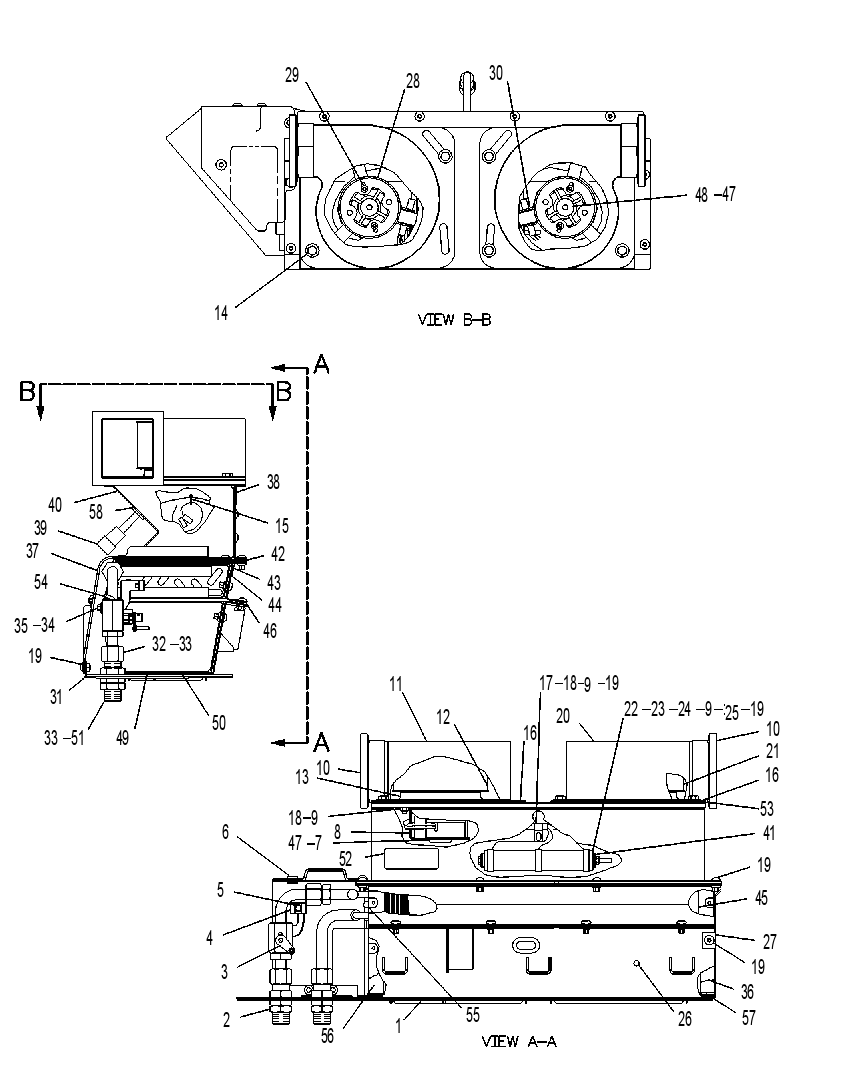 Отопитель кабины 7X1059 CAT