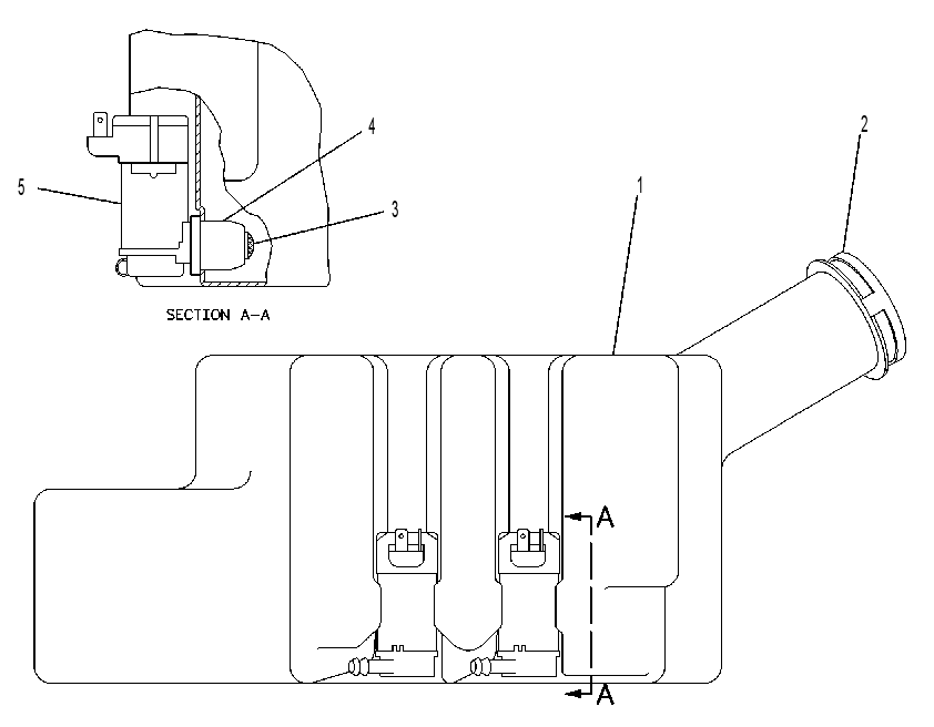 Стеклоомыватель 8R2824 CAT