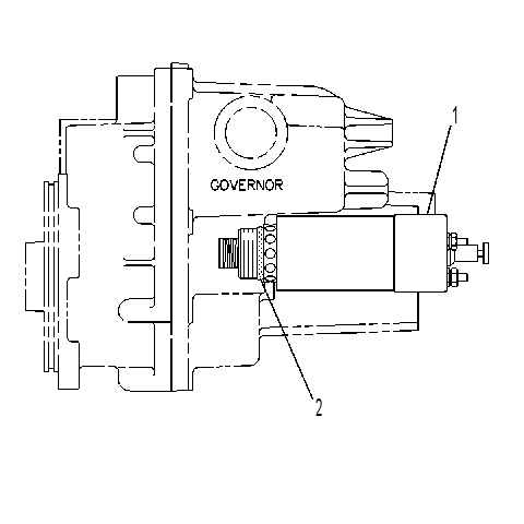 Электромагнит отсечки 6C8003 CAT