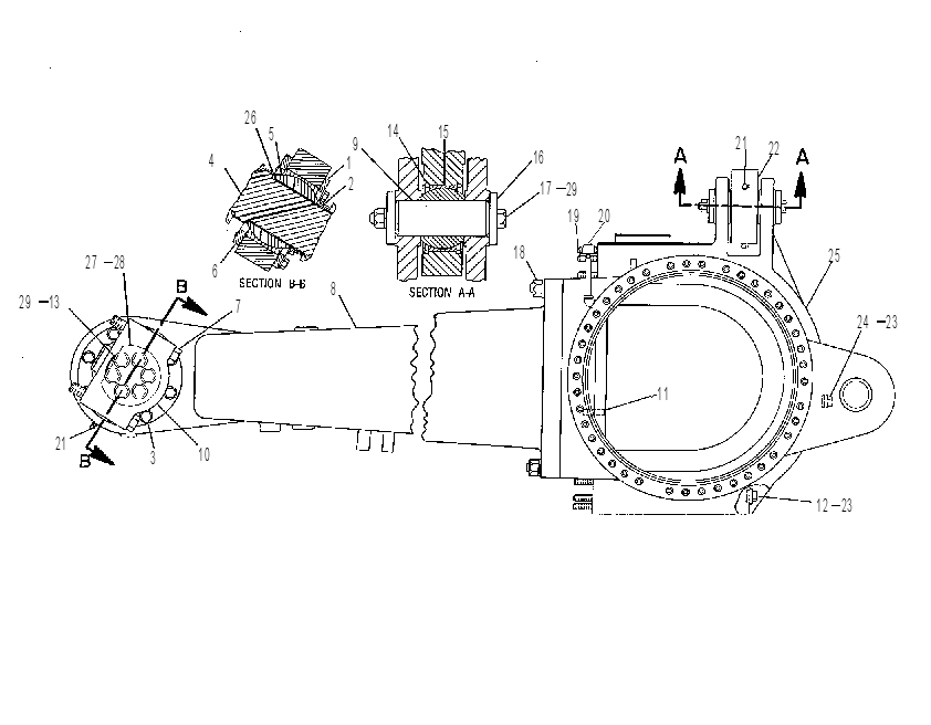 HOUSING GP-REAR AXLE 6G7854 CAT