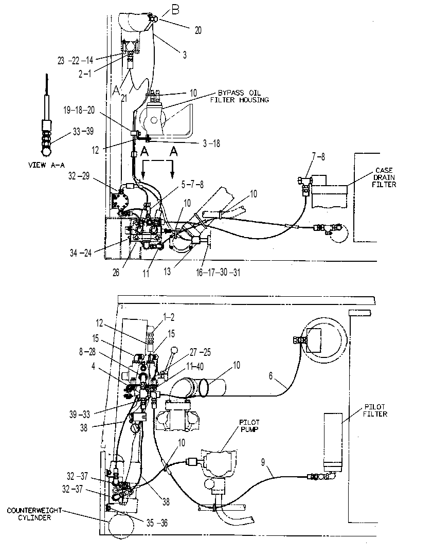 LINES GP-REAR ATTACHMENT 9U2654 CAT