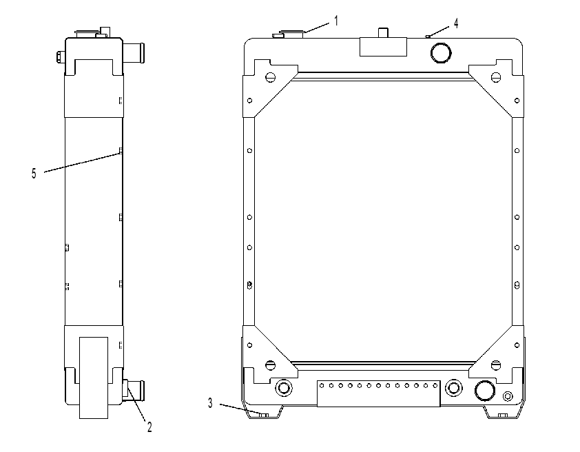 RADIATOR & OIL COOLER GP 6I4220 CAT