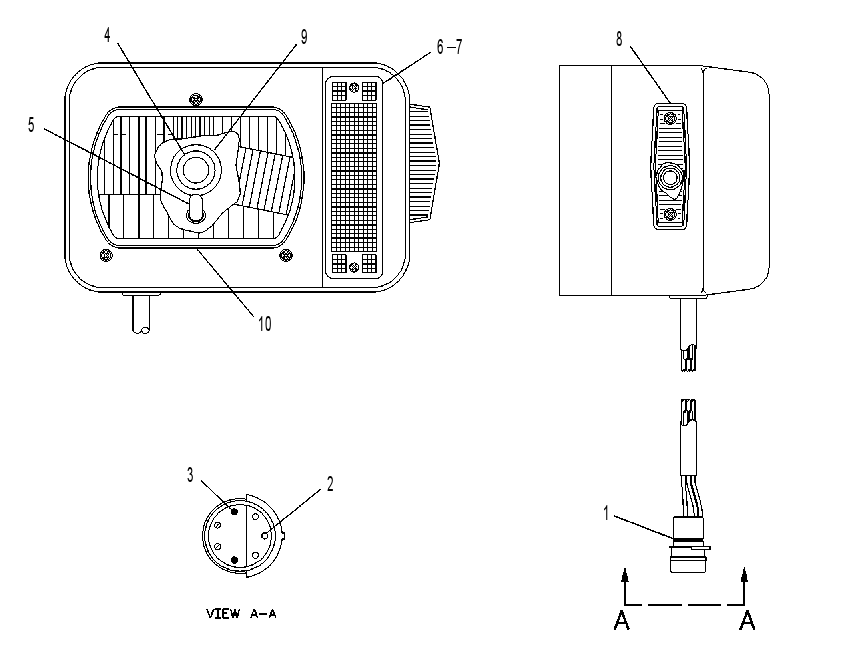 LAMP GP-HEAD & TURN 7T7103 CAT