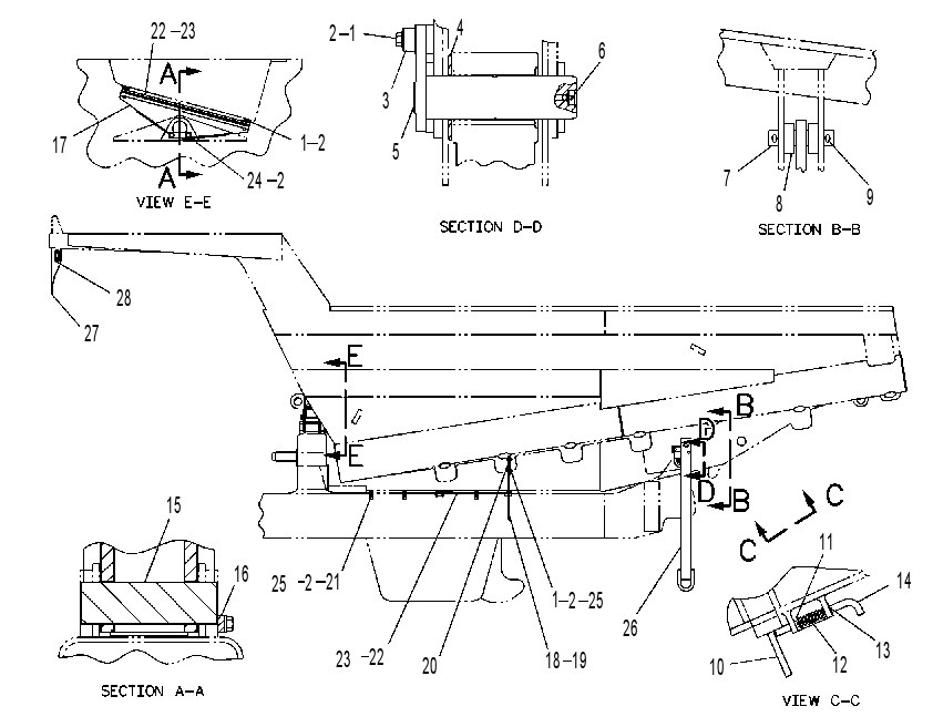 MOUNTING GP-BODY 8X2139 CAT