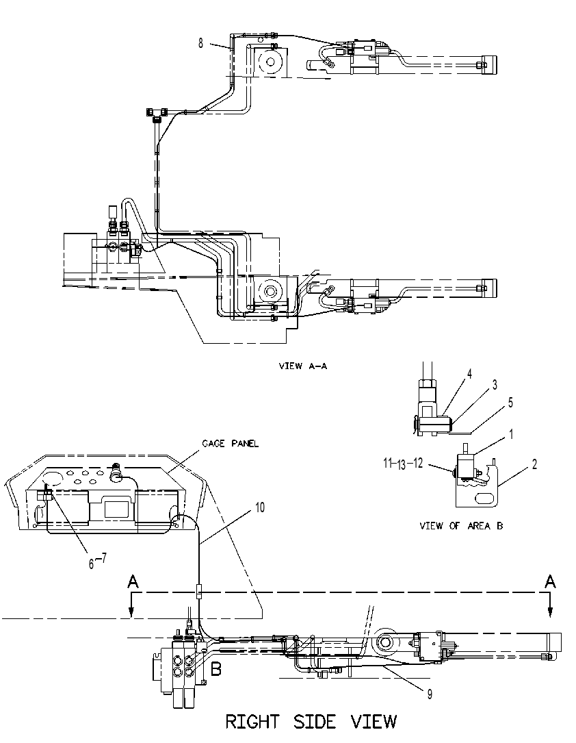 WIRING GP-HYD CONTROL VALVE 9R5374 CAT