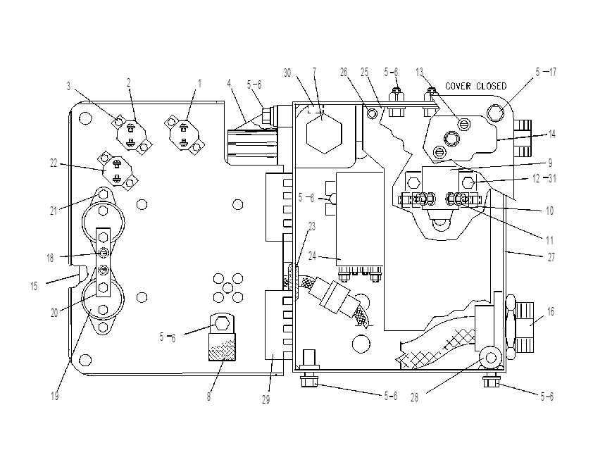 WIRING GP-RELAY PANEL 7V8416 CAT