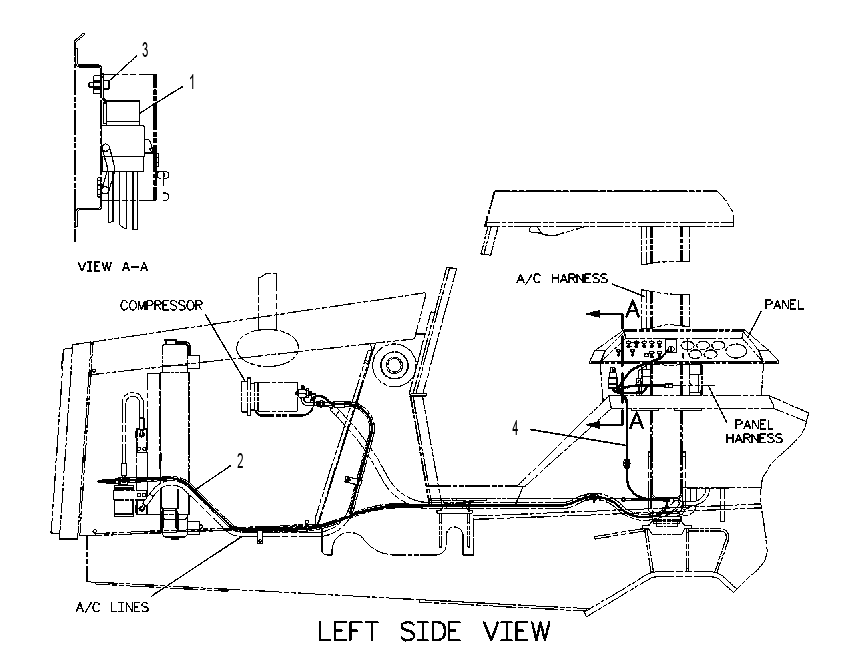 Проводка кондиционера 9R8020 CAT