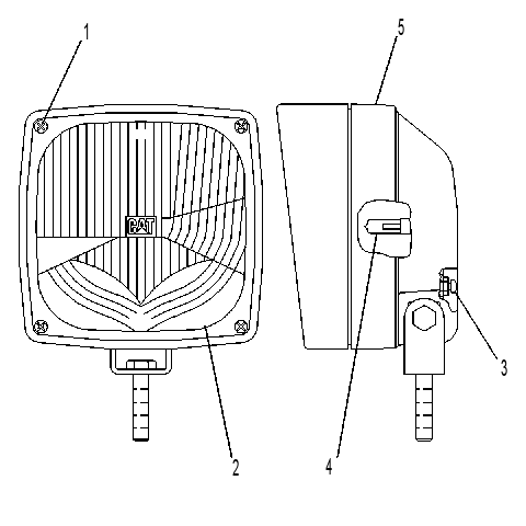Фара 9X1440 CAT