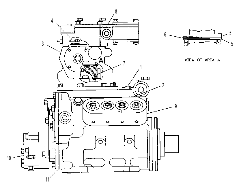 PUMP GP-GOV, FUEL INJ & TFR 1031589 CAT