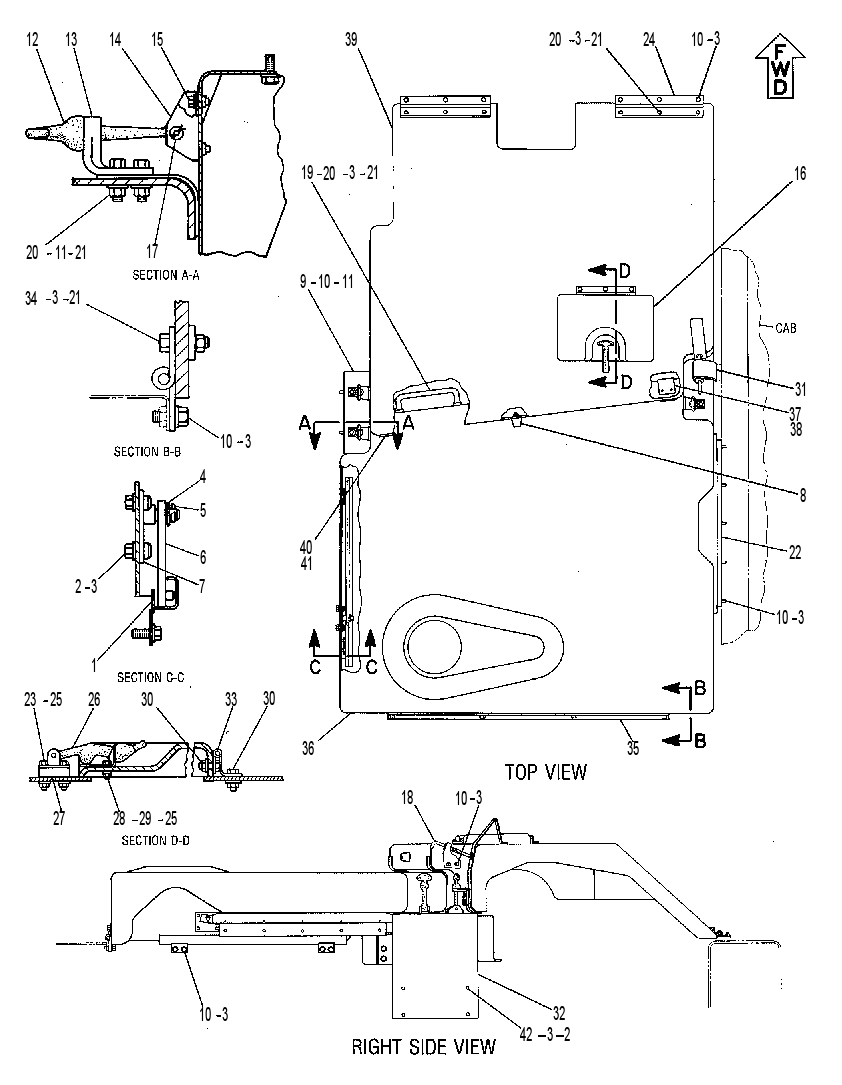 HOOD GP-TRUCK 8W7238 CAT