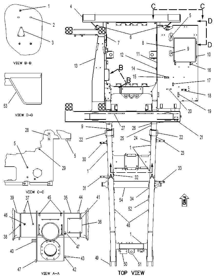 FRAME AS 8X6817 CAT