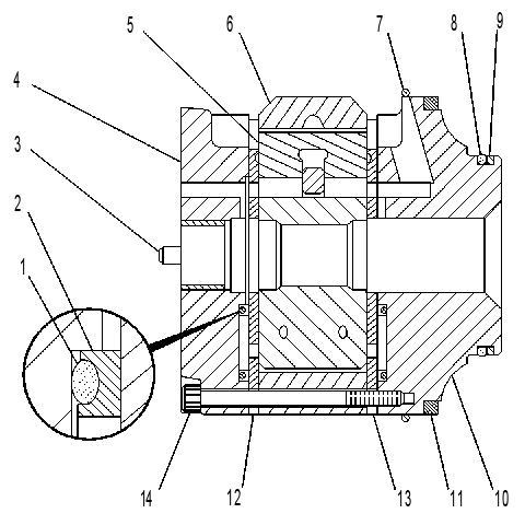 CARTRIDGE GP-VANE PUMP 1003406 CAT