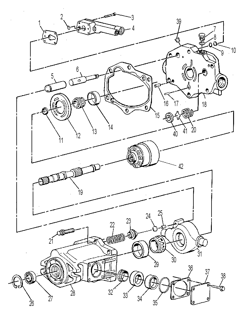Насос поршневой 4T1029 CAT