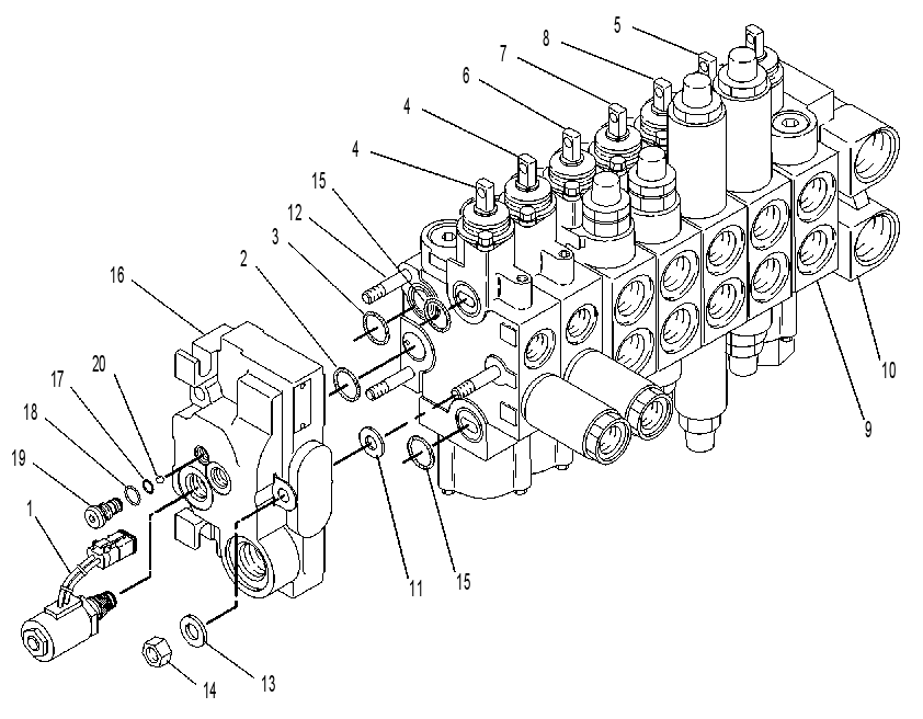 Клапан 6E4063 CAT