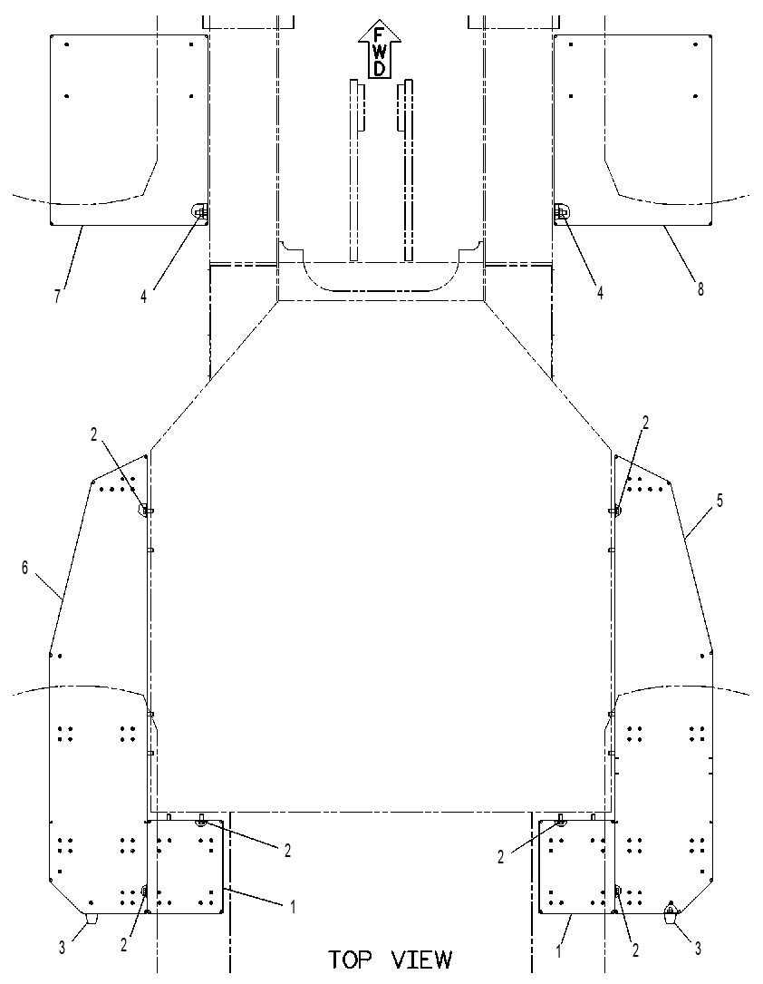 Крыло 3A8778 CAT