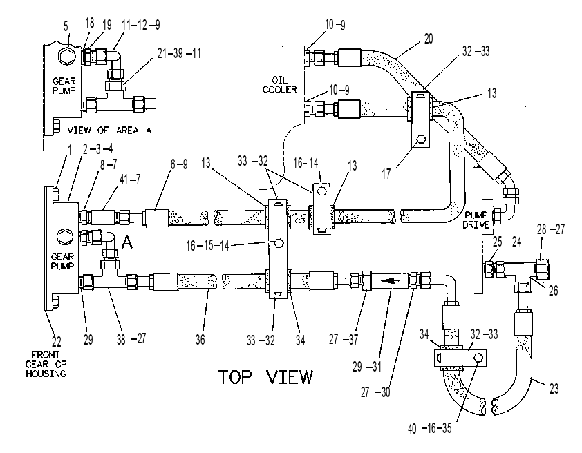 PUMP & LINES GP 9U0658 CAT