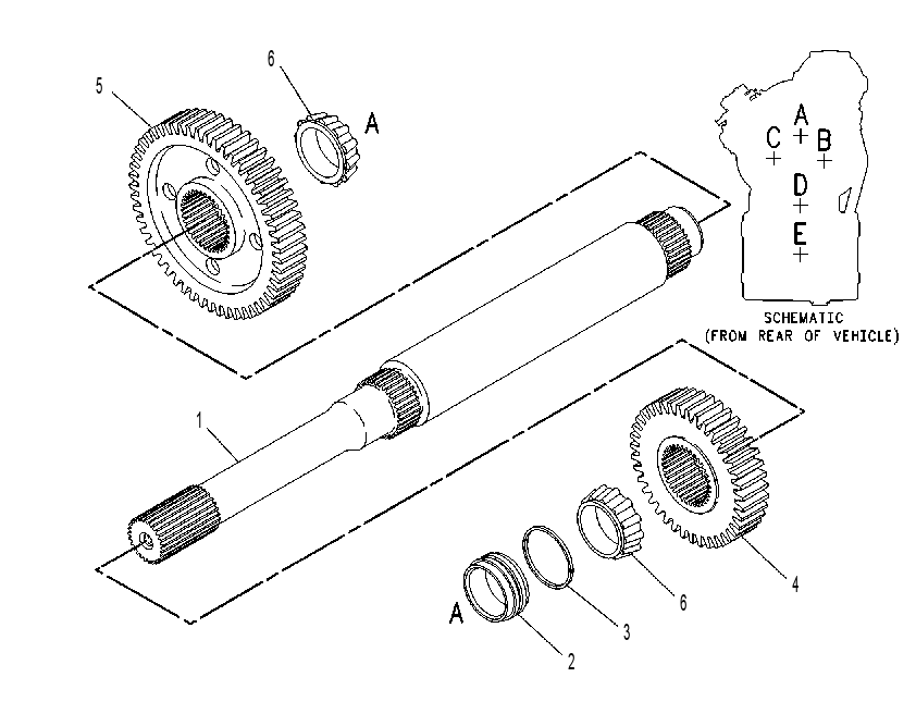 INPUT GP-TRANSMISSION 9W9749 CAT