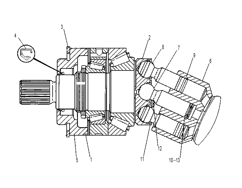 Вращающаяся группа мотора 7R3708 CAT
