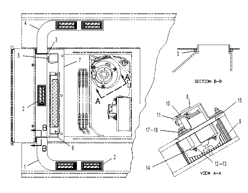 BLOWER GP-CAB 8Y8850 CAT