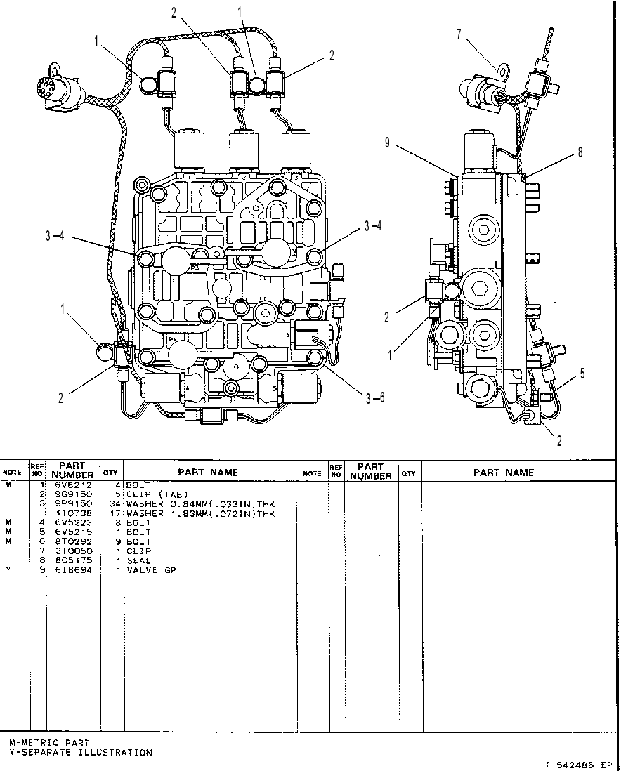Управление гидравликой трансмиссии 6I8793 CAT