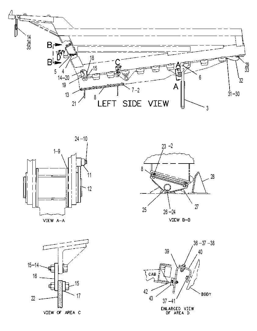 MOUNTING GP-BODY 8X1191 CAT