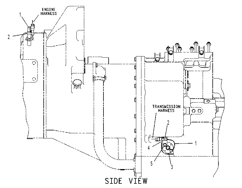 WIRING GP-TRANSMISSION CONTROL 9C8478 CAT