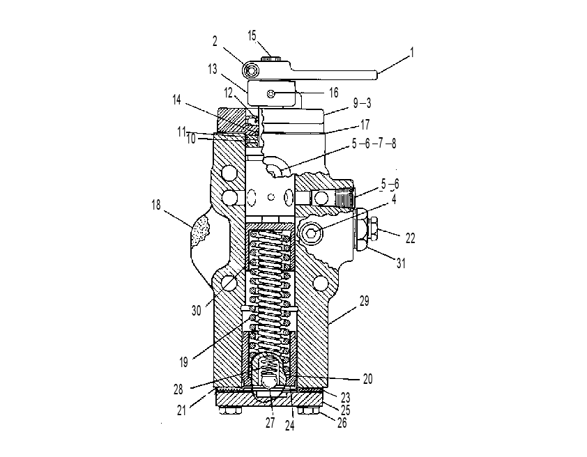 VALVE AS-CONTROL 6T1823 CAT