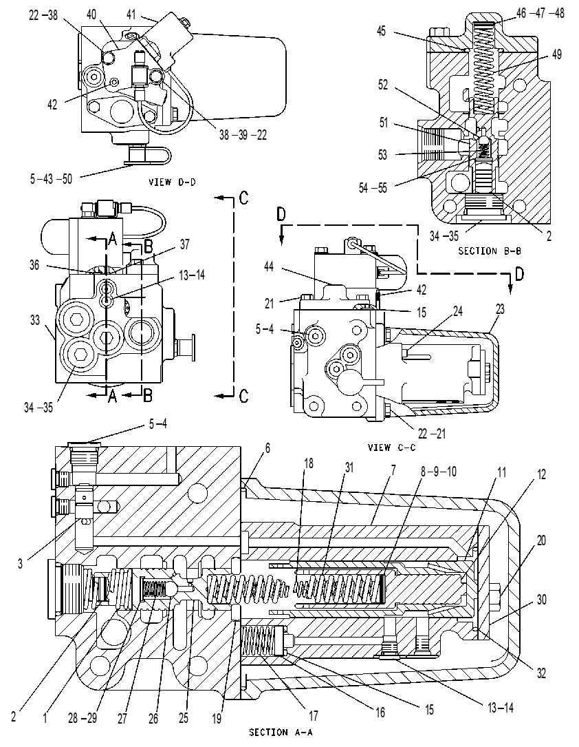 VALVE GP-LOCKUP CLUTCH & SOL 6I9168 CAT