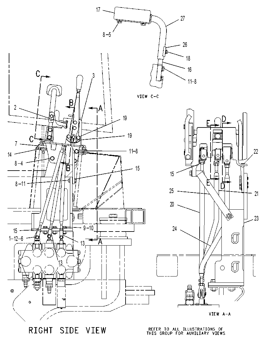 CONTROL GP-MECHANICAL HYD 8Y8499 CAT
