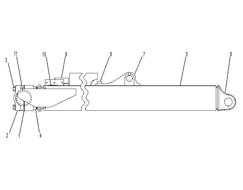 PUSH ARM GP-RH 8E6074 CAT
