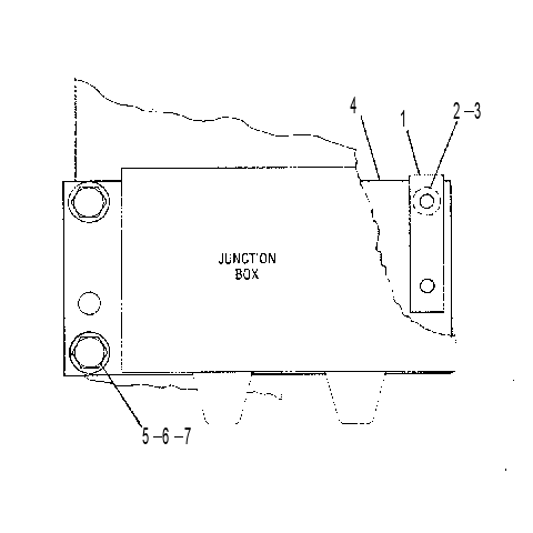 Крепление контактора 7W1060 CAT