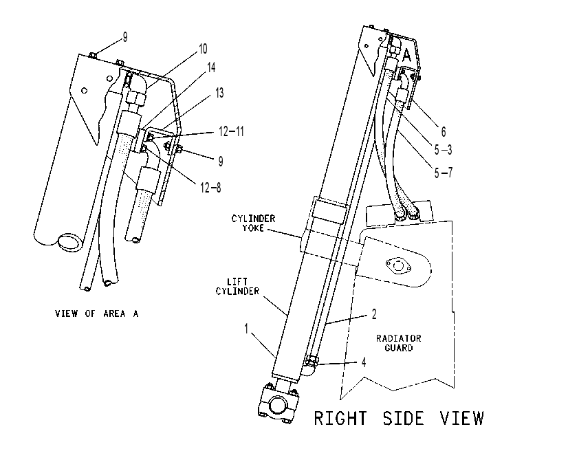 CYLINDER & LINES GP 1020454 CAT