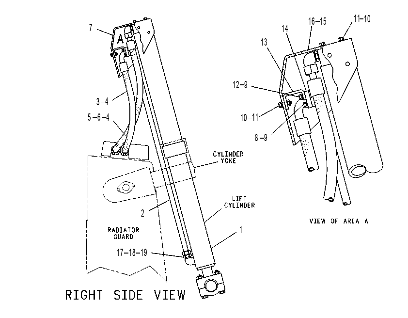 CYLINDER & LINES GP 1020455 CAT