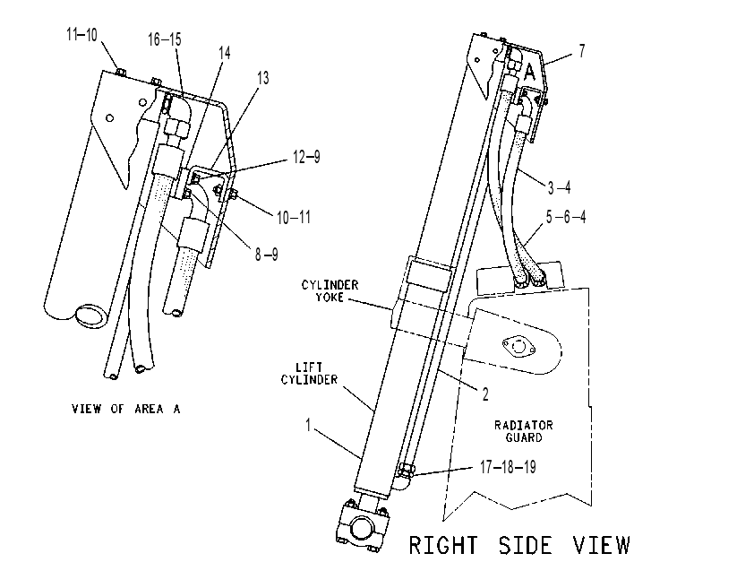 CYLINDER & LINES GP 1020456 CAT