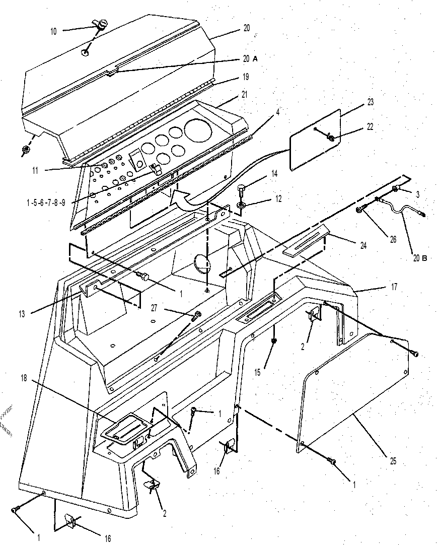 CONSOLE GP-SIDE 9R7454 CAT