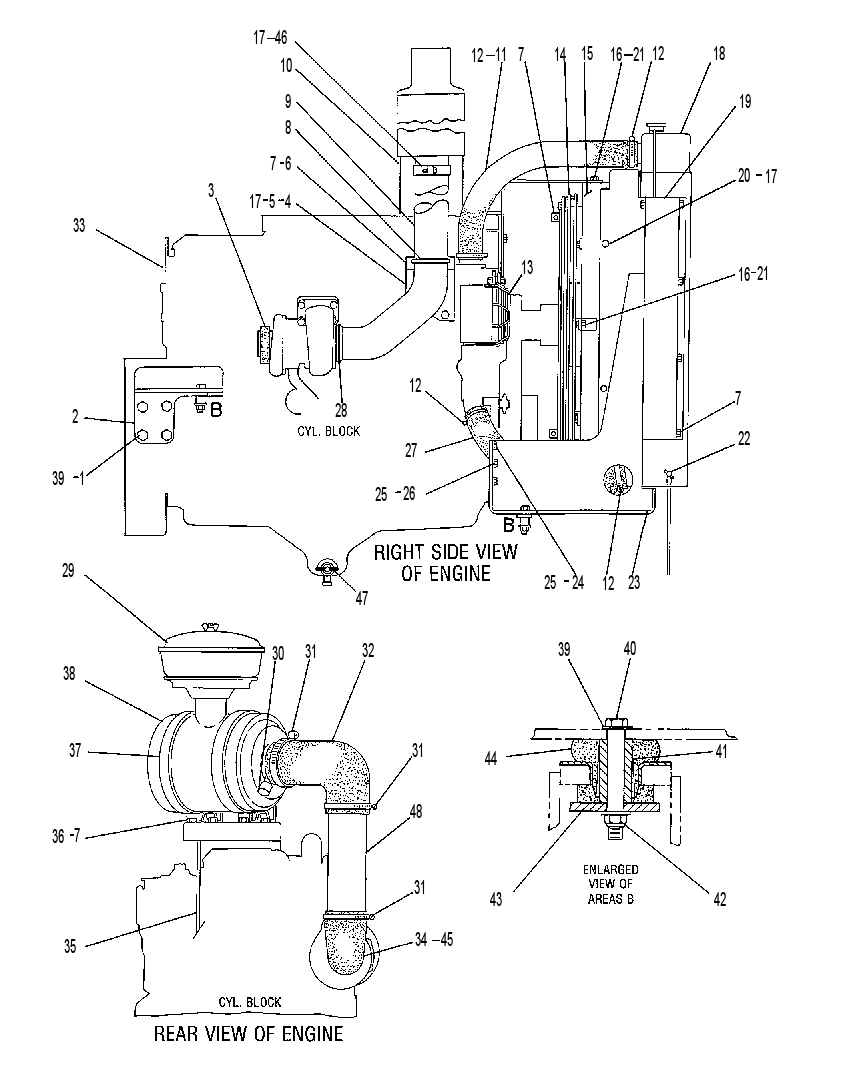 ENGINE GP 7X8094 CAT