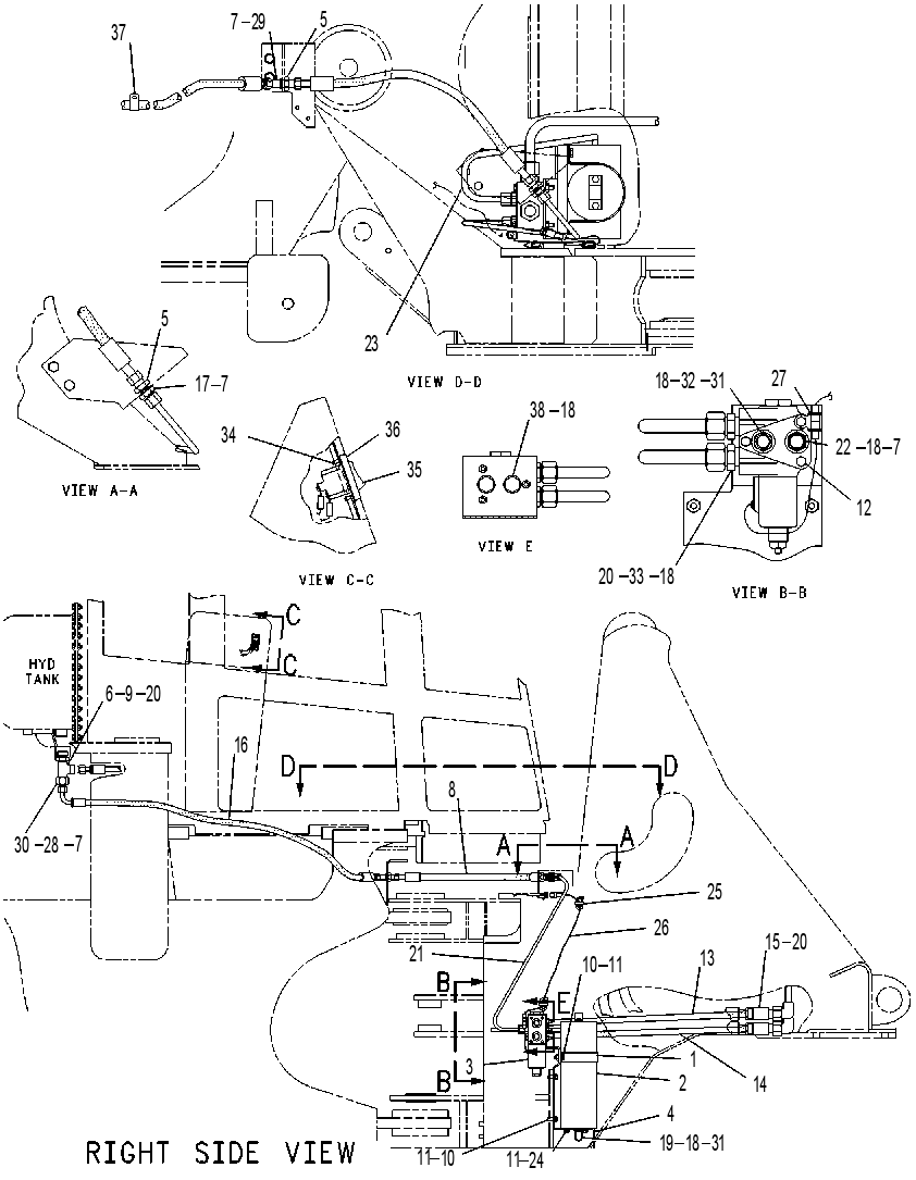 ACCUMULATOR & MTG GP-RIDE CONT 9C8477 CAT